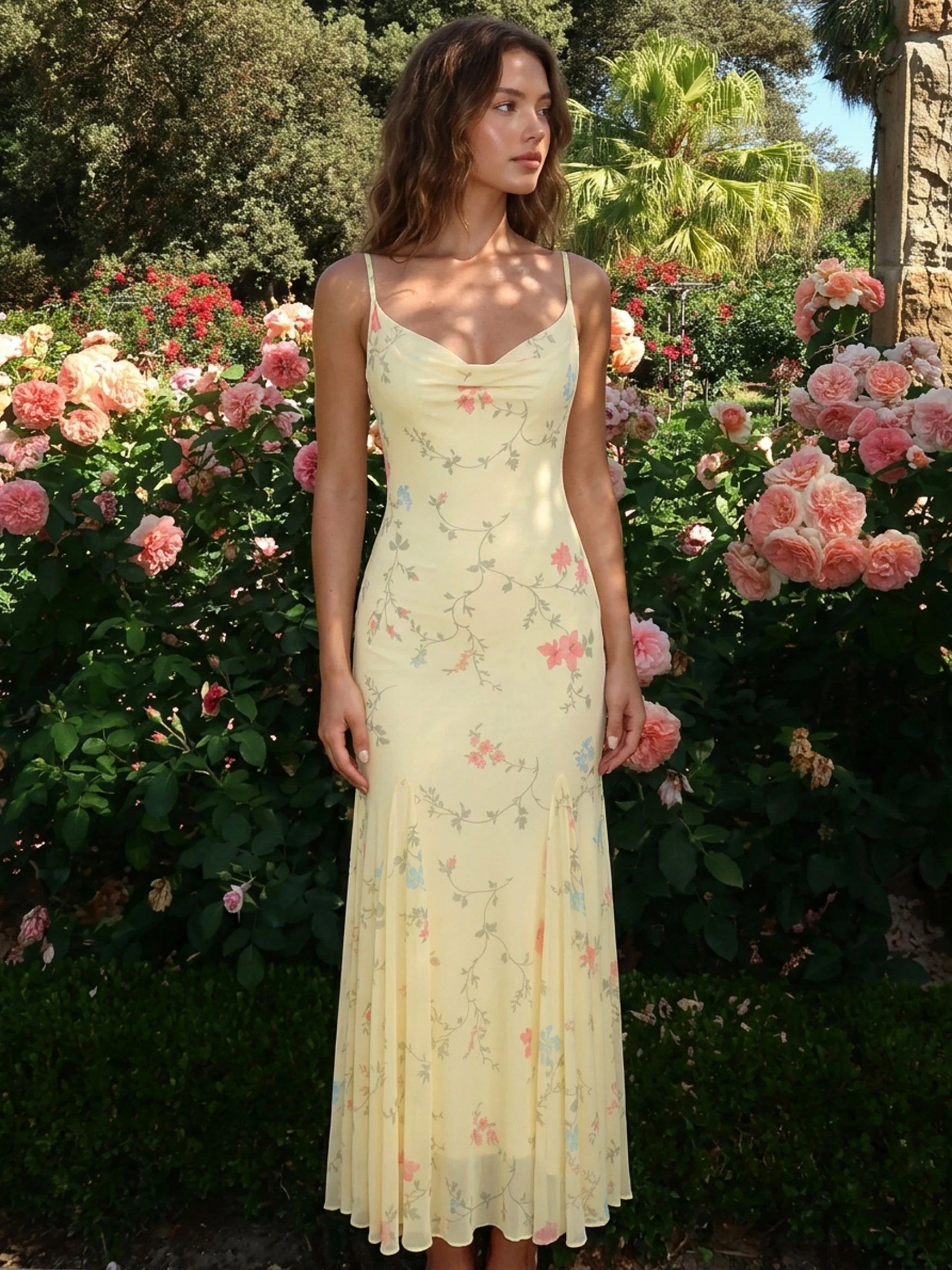 Mesh Sweetheart Floral
