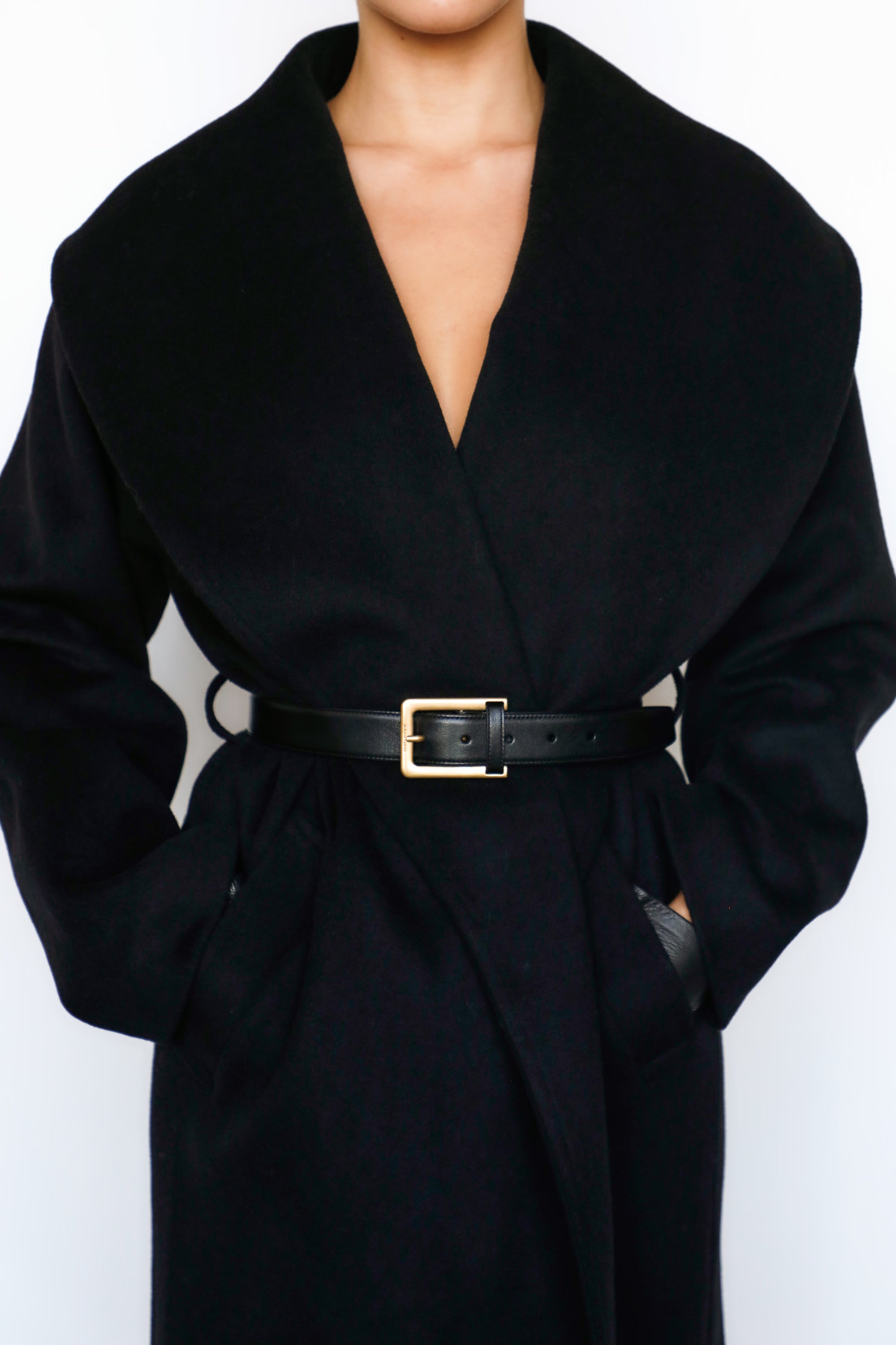 Emma belted full trench coat