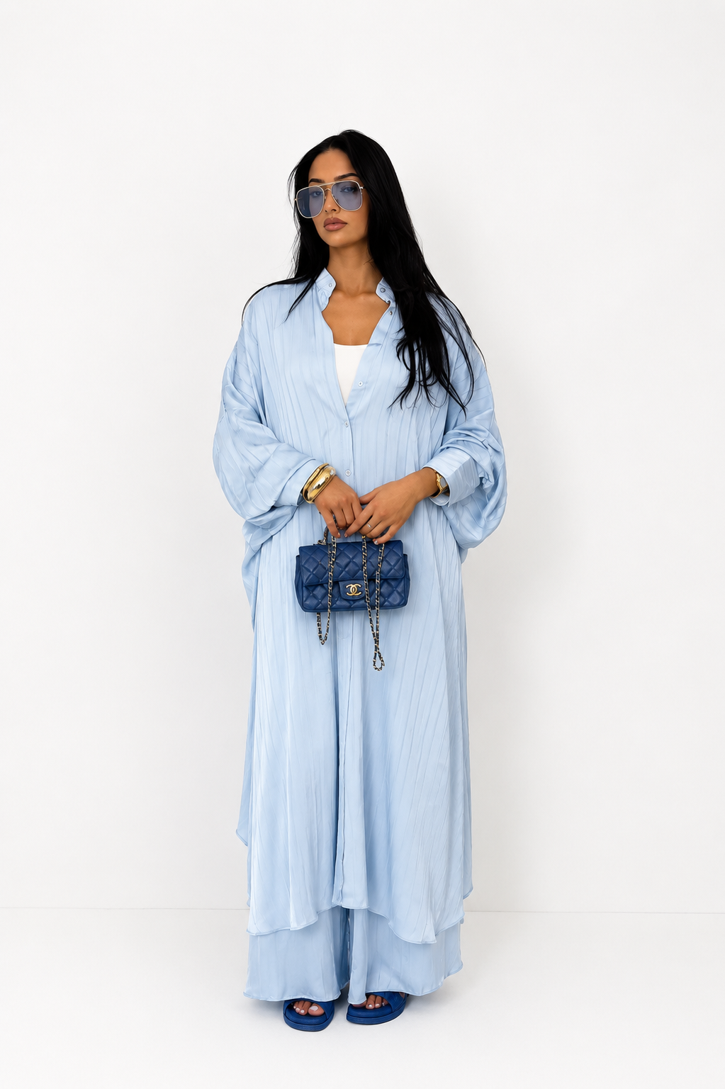 Celeste Luxe Abaya Set