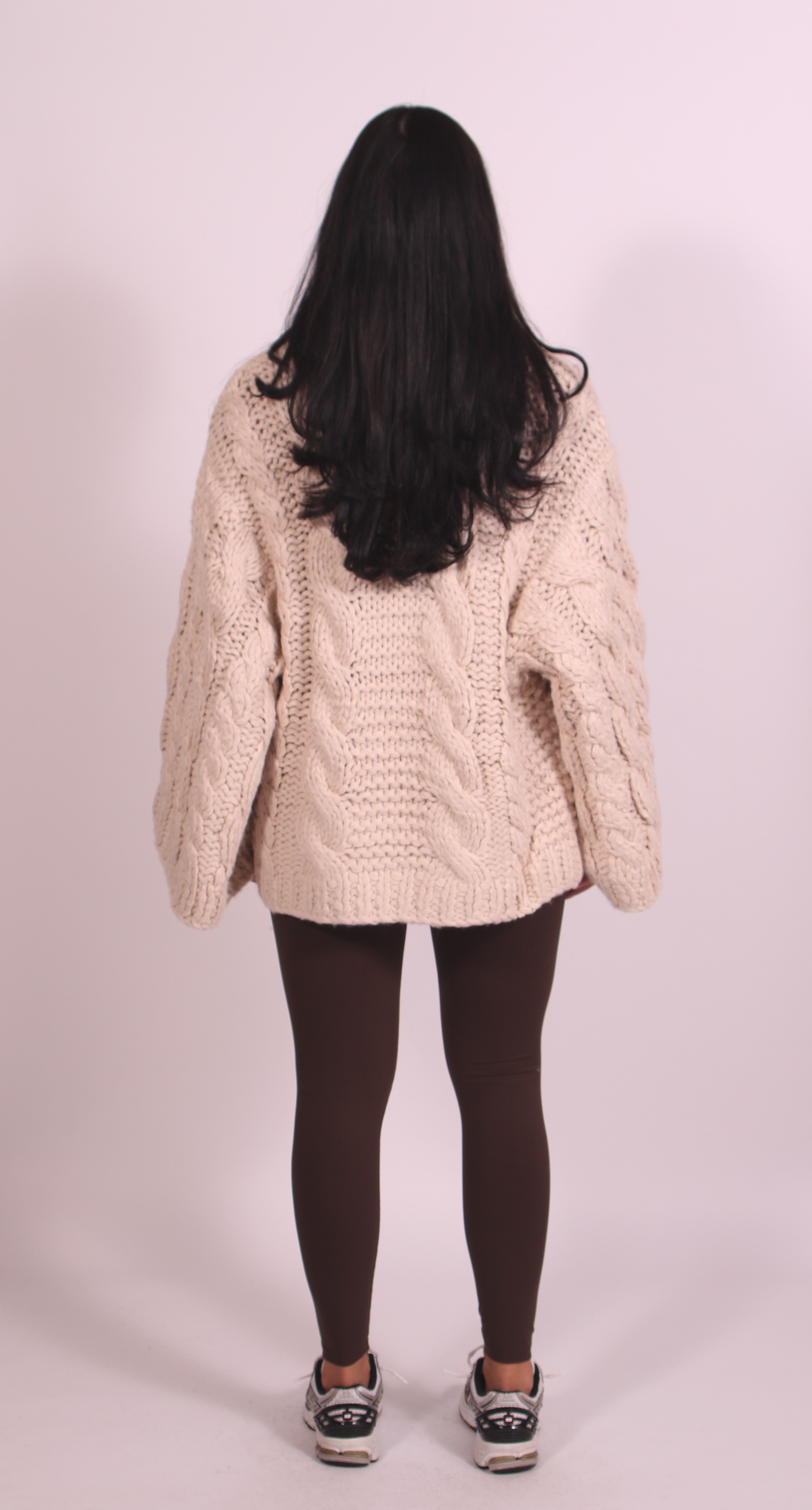 Aria Handmade Sweater Greige