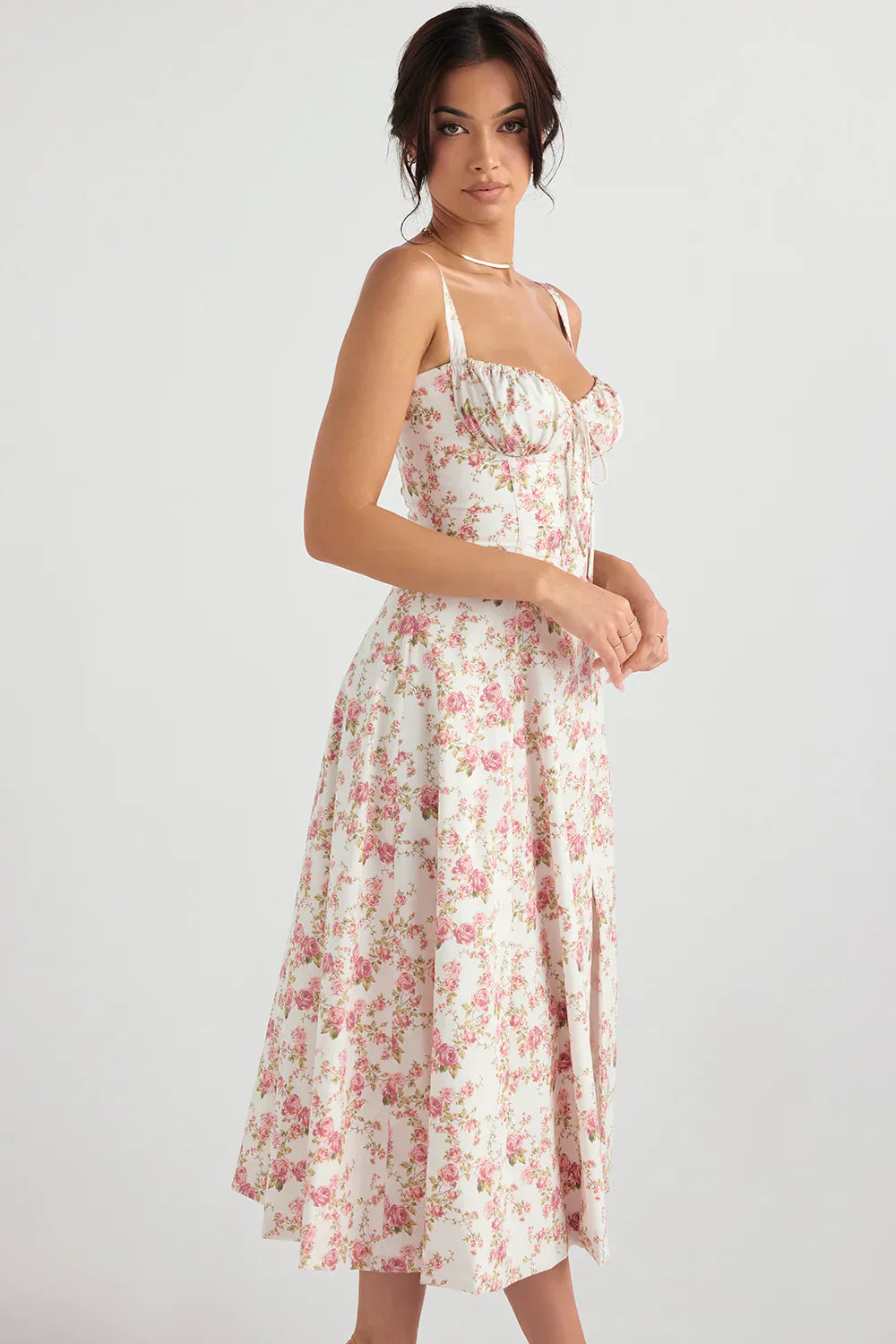 Auksie Flower Midi dress